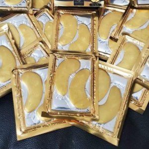 24 pairs of Crystal Collagen Gold Powder Eye Masks NEW SEALED